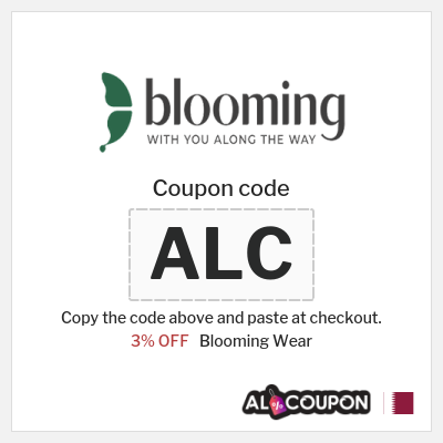 Coupon discount code for Blooming Wear 3% OFF