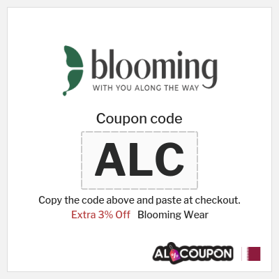 Coupon discount code for Blooming Wear 3% OFF