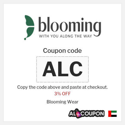 Coupon for Blooming Wear (ALC) 3% OFF