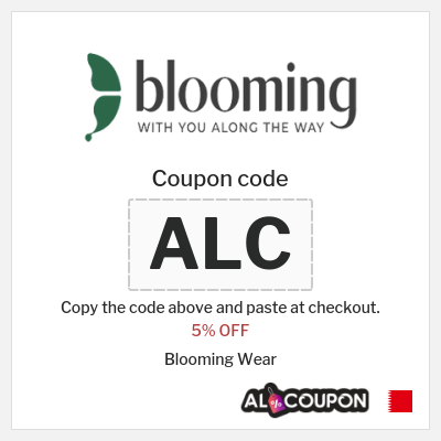 Coupon for Blooming Wear (ALC) 5% OFF