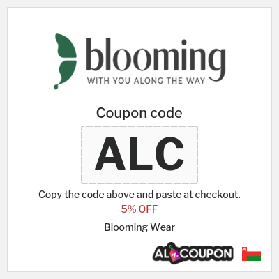 Coupon for Blooming Wear (ALC) 5% OFF