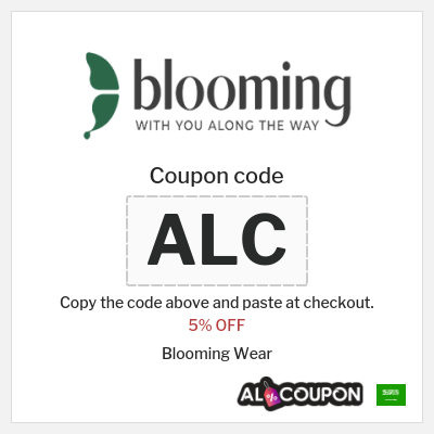 Coupon for Blooming Wear (ALC) 5% OFF