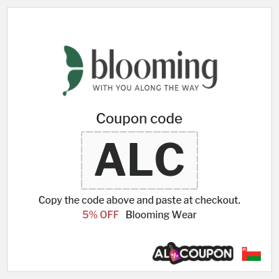 Coupon for Blooming Wear (ALC) 5% OFF