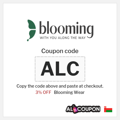 Coupon for Blooming Wear (ALC) 3% OFF