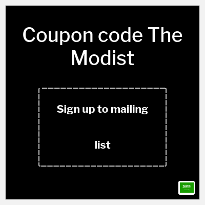 Coupon discount code for The Modist 10% OFF Discount