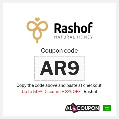 Coupon for Rashof (AR9) Up to 50% Discount + 8% OFF