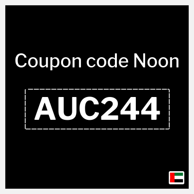 Coupon for Noon (AUC244) Up to 75 Dirham cashback
