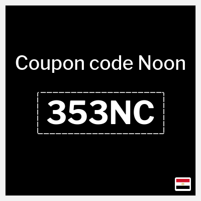 Coupon for Noon (353NC) Up to 75 EGP OFF