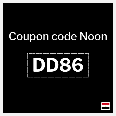 Coupon for Noon (DD86) Up to 75 EGP OFF