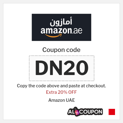 Coupon for Amazon UAE (DN20) Extra 20% OFF