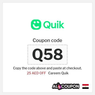 Coupon discount code for Careem Quik