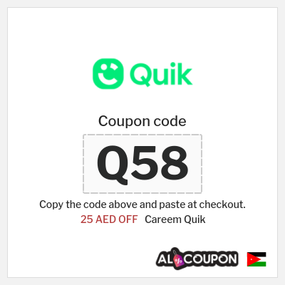 Coupon discount code for Careem Quik