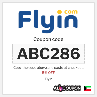 Coupon for Flyin (ABC286) 5% OFF