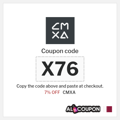 Coupon discount code for CMXA 7% OFF