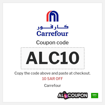 Coupon for Carrefour (ALC10) 10 SAR OFF