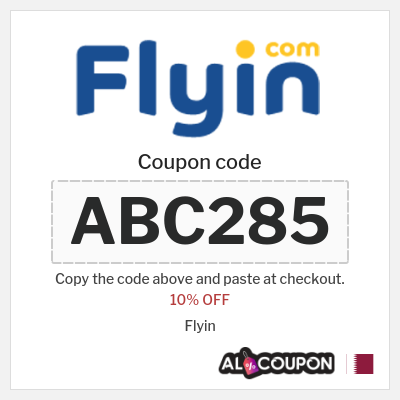Coupon for Flyin (ABC285) 10% OFF