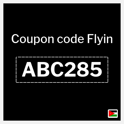 Coupon for Flyin (ABC285) 15% OFF Up to 57 Jordanian Dinar