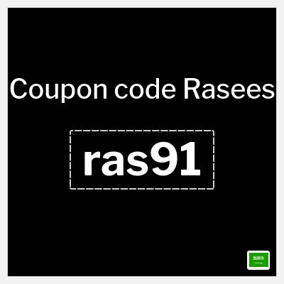 Coupon discount code for Rasees Exclusive 7% OFF Coupons