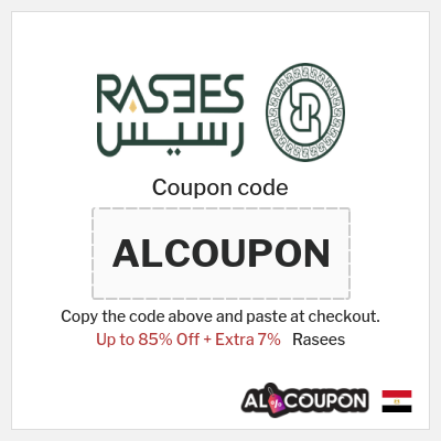 Coupon discount code for Rasees 7% OFF Coupons