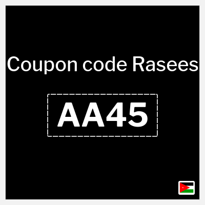 Rasees Coupon (AA45) Rasees Coupon Code 2026