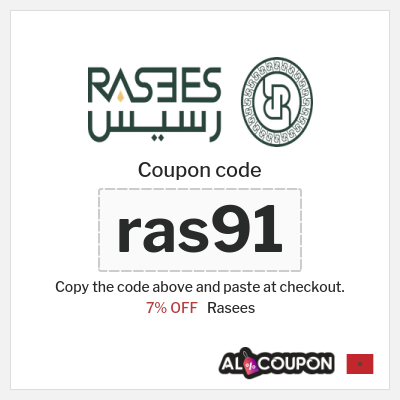 Rasees Coupon (ras91) Rasees Coupon Code 2026