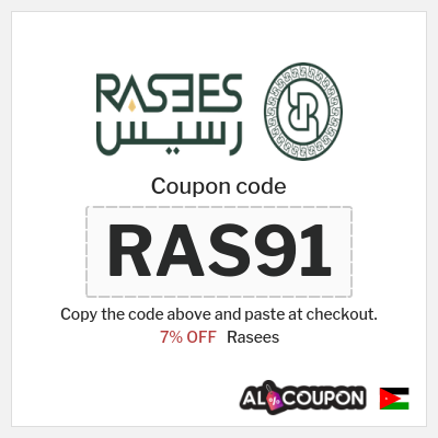 Rasees Coupon (RAS91) Rasees Coupon Code 2026