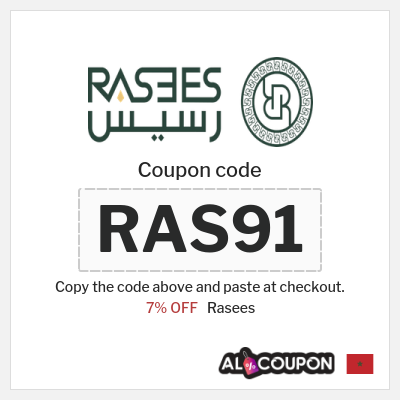 Rasees Coupon (RAS91) Rasees Coupon Code 2026
