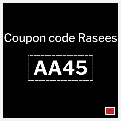 Rasees Coupon (AA45) Rasees Coupon Code 2026