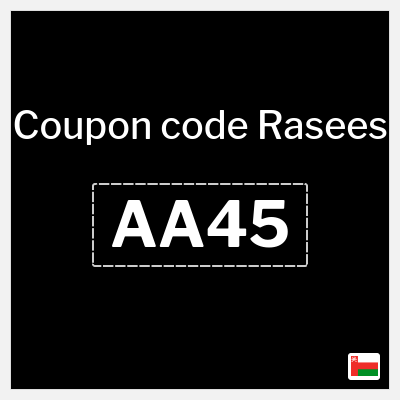 Rasees Coupon (AA45) Rasees Coupon Code 2026