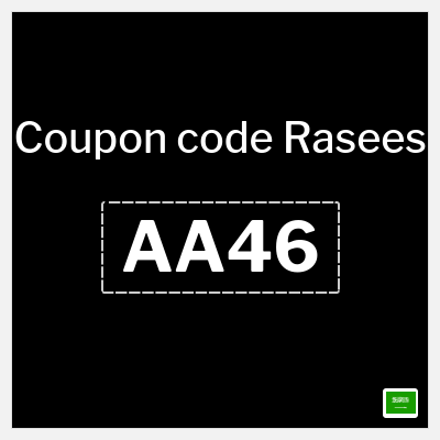 Rasees Coupon (AA46) Rasees Outlet Coupon Code July