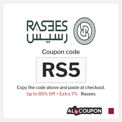Rasees Coupon (RS5) Rasees Outlet Coupon Code October