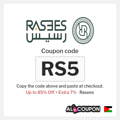 Rasees Coupon (RS5) Rasees Outlet Coupon Code October