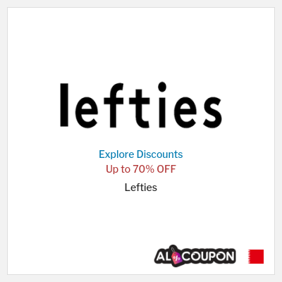 Coupon discount code for Lefties Up to 70% OFF