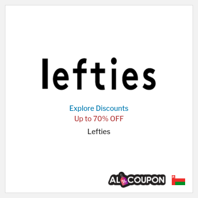 Coupon discount code for Lefties Up to 70% OFF