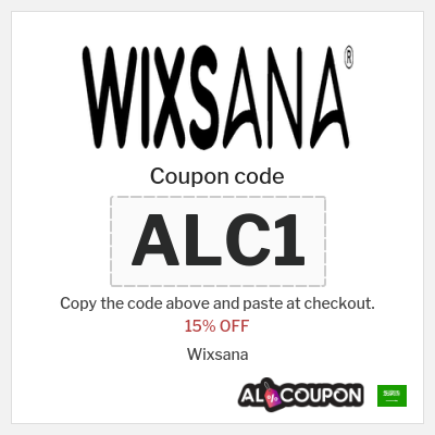 Coupon discount code for Wixsana 15% OFF