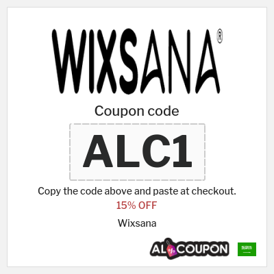 Coupon discount code for Wixsana 15% OFF