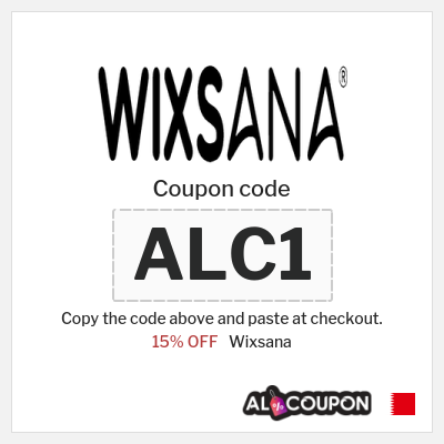 Coupon discount code for Wixsana 15% OFF