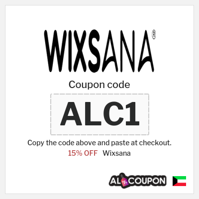 Coupon discount code for Wixsana 15% OFF