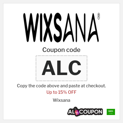 Coupon for Wixsana (ALC) Up to 15% OFF