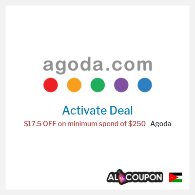 Special Deal for Agoda $17.5 OFF on minimum spend of $250