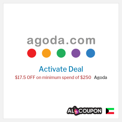 Special Deal for Agoda $17.5 OFF on minimum spend of $250