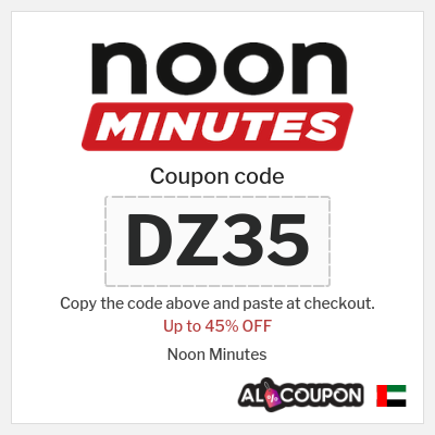Coupon discount code for Noon Minutes 40% OFF