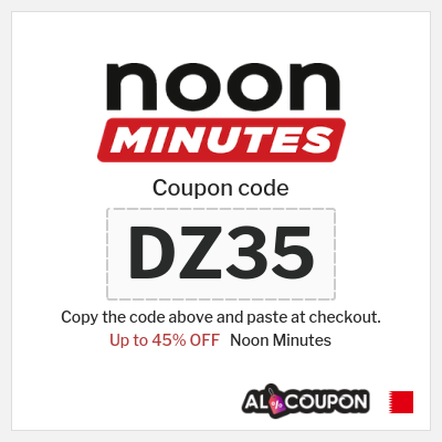 Coupon discount code for Noon Minutes 40% OFF