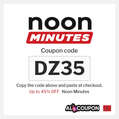 Coupon discount code for Noon Minutes 40% OFF