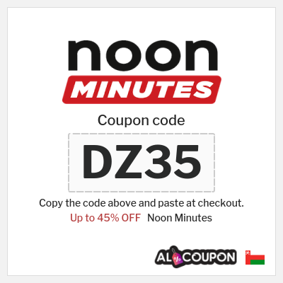 Coupon discount code for Noon Minutes 40% OFF