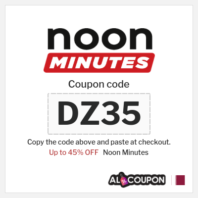 Coupon discount code for Noon Minutes 40% OFF