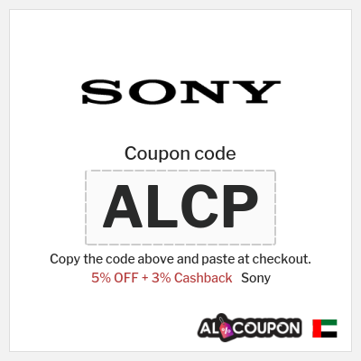 Coupon discount code for Sony 5% OFF