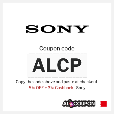 Coupon discount code for Sony 5% OFF
