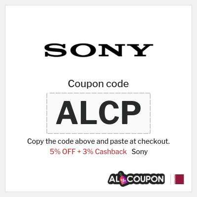 Coupon discount code for Sony 5% OFF