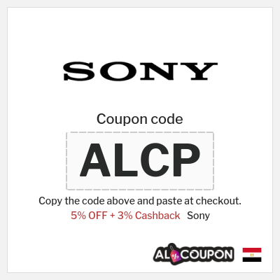 Coupon discount code for Sony 5% OFF